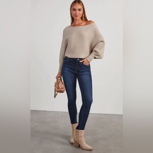VICI Knit Boat Neck Pullover Sweater